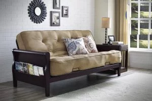 Eldorado Futon Set Hardwood Frame Sofa Bed