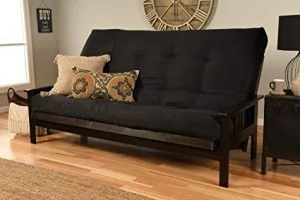 Jerry Sales Full Size Excelsior Espresso Futon Sofa Bed