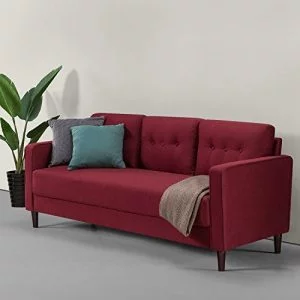 Zinus Mikhail Mid-Century Upholstered Sofa Bed