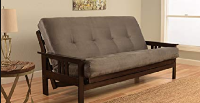 Jerry Sales Full Size Excelsior Espresso Futon Sofa Bed