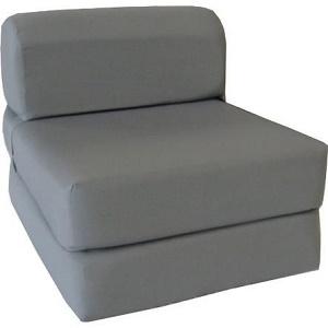 D&D Futon Furniture Sleeper Chair Folding Foam Bed