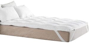 Cheer Collection Extra Plush Luxurious Down Alternative Mattress Topper, Queen