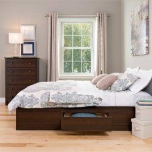 Prepac Queen mates Platform Storage Bed