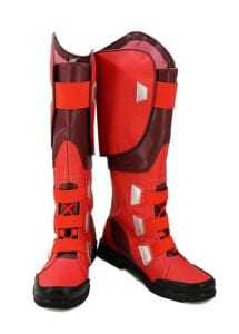 Veribuy Halloween Hero Guardian Costume Red Cosplay Boots