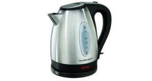 Hamilton Beach 40880 Stainless Steel 1.7 Liter Electric Kettle