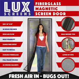 Lux Screens Magnetic Screen Door