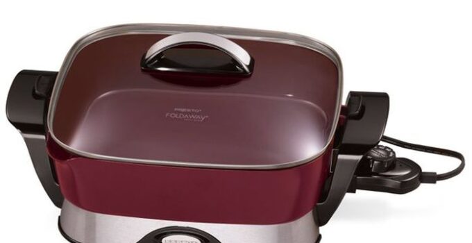 National Presto 07115 Electric Foldaway Skillet-12″ Burgundy – 2024 Review