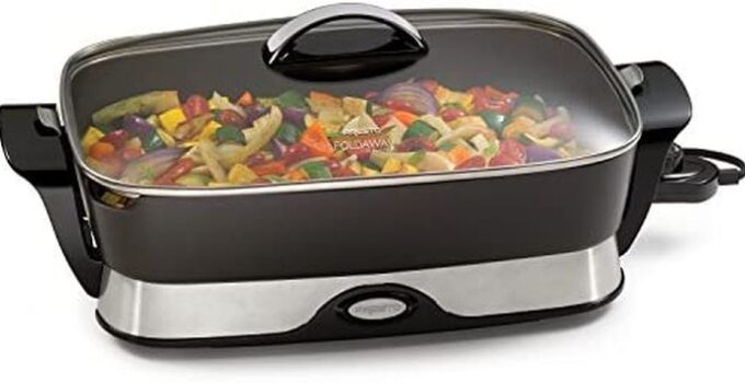 Presto 06857 16-inch Electric Foldaway Skillet, Black – 2024 Review