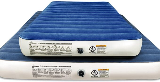 SoundAsleep Camping Series Air Mattress with Eco-Friendly PVC 2024