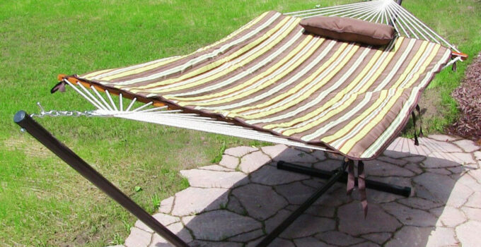 Sunnydaze Cotton Rope Desert Stripe Hammock Stand – 2024 Review