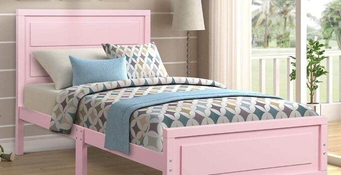 Twin Size Bed Frame Wood Platform with Headboard – 2024 Review