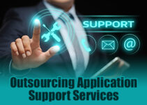 What are the benefits and risks of outsourcing IT support services