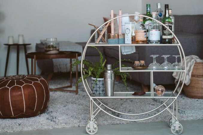 Spruce Up with A Drinks Trolley - home decor