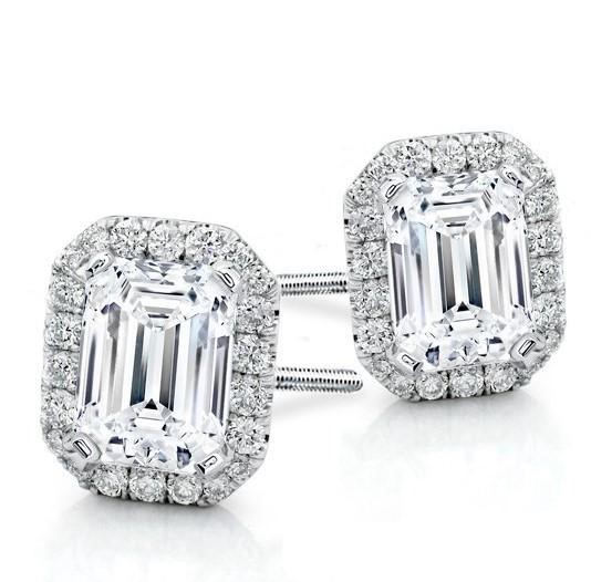 diamond erring studs