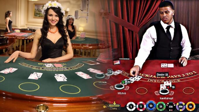 Live dealer games