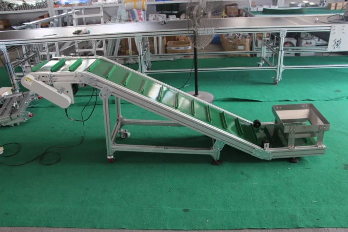 Inclined conveyors are cheap