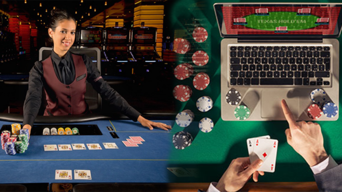 Live dealer games in online gaming