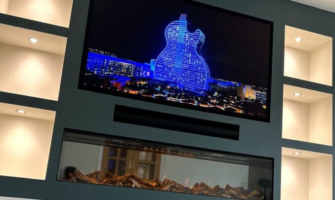 custom-built TV media