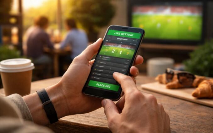 Mobile sports betting